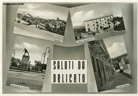 deliceto - panorama, istituto consalazione, monumento ai caduti, via fontana